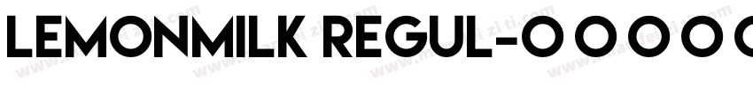 LEMONMILK Regul字体转换